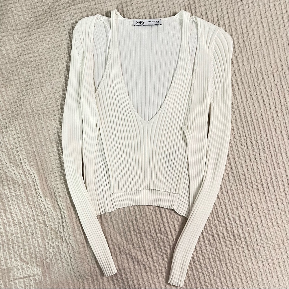 Zara Rib Knit Top